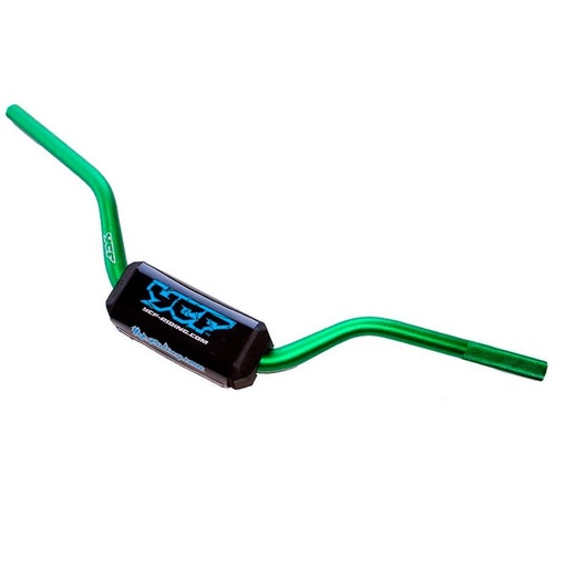 [GASB-GR] Manillar Bajo 28.6mm Pitbike YCF L.740mm - Verde