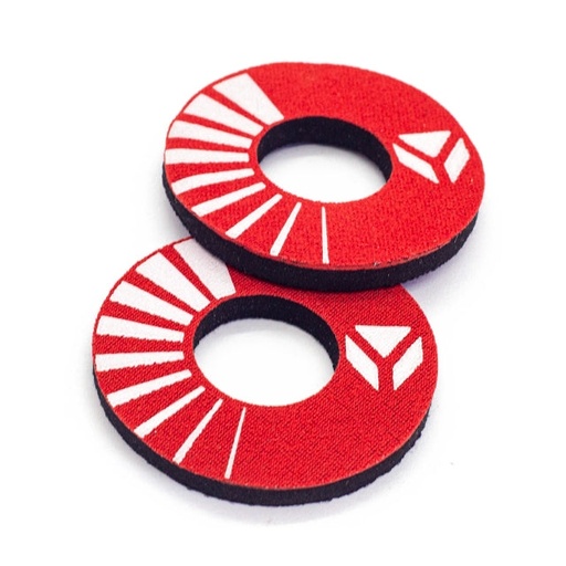 [DONUTZ-02-RD] Donuts Puños Ø25xØ55x5mm 2U. YCF - Rojo