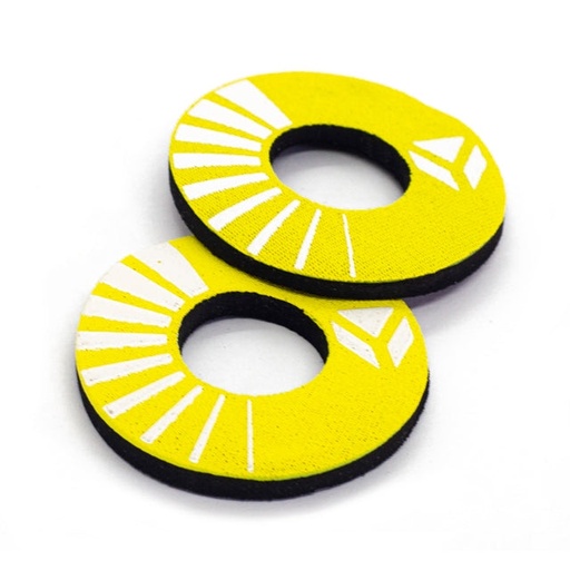 [DONUTZ-02-YE] Donuts Puños Ø25xØ55x5mm 2U. YCF - Amarillo