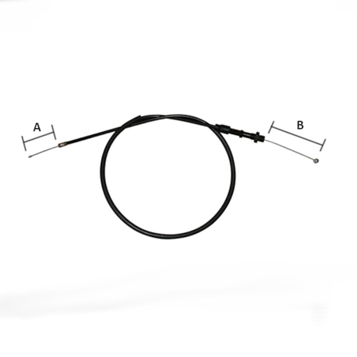 [YC50-0106-14] Cable de gas Pitbike YCF 50 >20 L.580mm A+B=130mm
