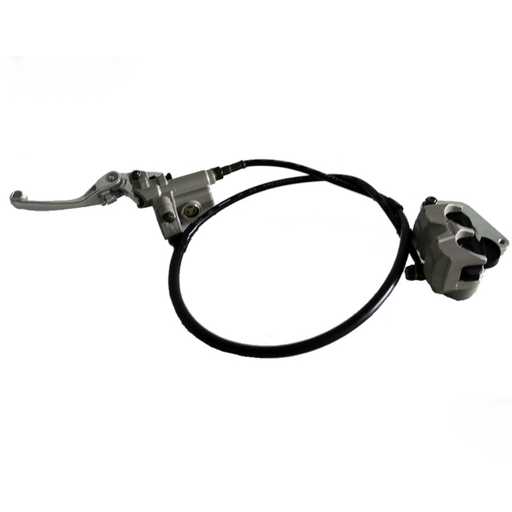 [YC110-0501-2001] Freno delantero completo 2 pistones L.980mm Ø10/Ø10 Pitbike YCF >2020