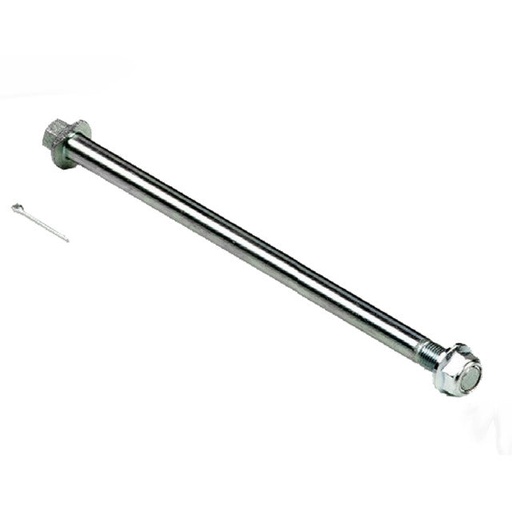 [YC110-10-035] Eje rueda con tuerca M12 L.240mm Pitbike YCF Pilot