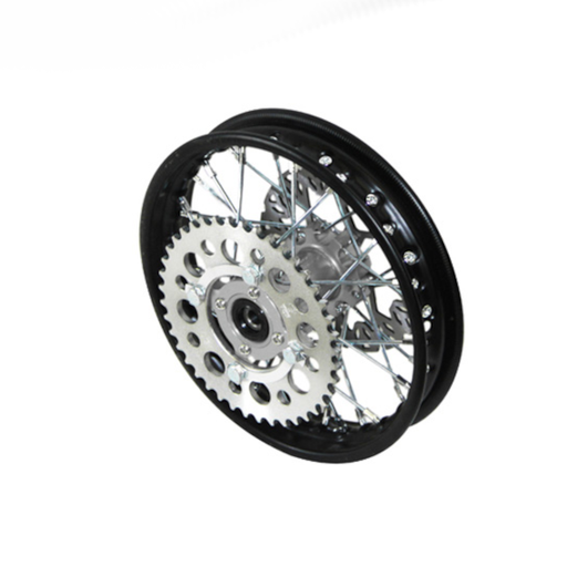 [YC50-1101-04] Llanta trasera 1.4x10" con disco/corona Pitbike YCF 50