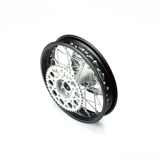 [YC110-1101-33-BK] Llanta trasera 10" con disco/corona Pitbike YCF 88E