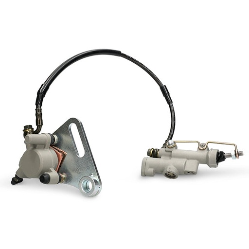 [YC110-12012-2701] Freno trasero completo 1 piston Ø10/10 L.515mm Pitbike YCF Bigy