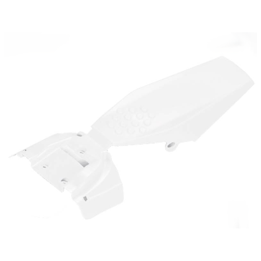 [YC110-14-019-WH] Colín guardabarro trasero Pitbike YCF Bigy >2017 - Blanco