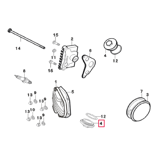[W-D10-01006-00-01] Tapa balancín Pitbike motor semi-auto 88 ZF