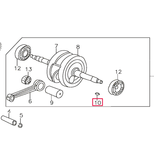 [208J001] Chaveta encendido Pitbike motor 150-3 150-5 YX