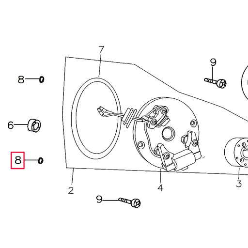 [F002C048] Junta tórica tornillos pletina encendido Pitbike motor 150-3/E 150-5 YX