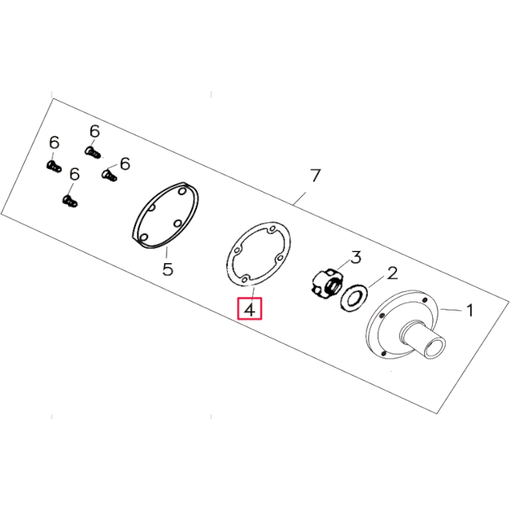 [208-14-4] Junta papel volante inercia Pitbike motor 150-3 YX