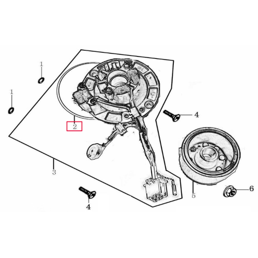 [90101-51068000200] Junta tórica pletina encendido 106,8x2 Pitbike Zongshen 155Z