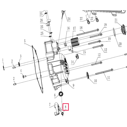 [100203124] Muelle leva de embrague Pitbike motor 190 Zongshen