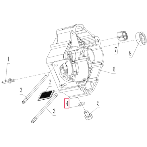 [100106548] Arandela tornillo tapón de vaciado Ø12,1xØ20x2 Pitbike motor 190 Zongshen
