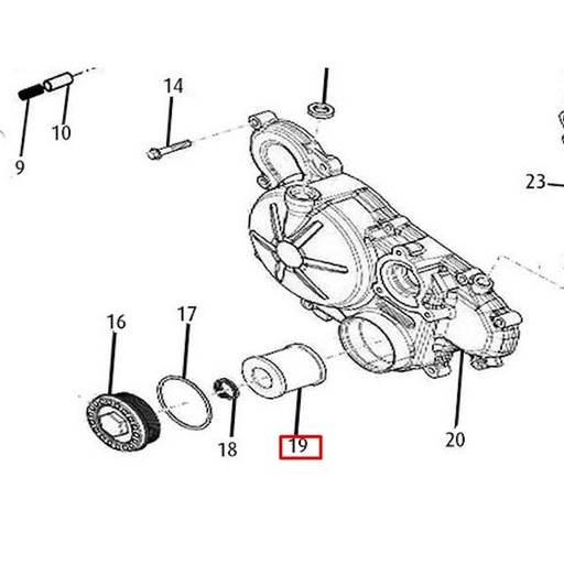 [0/K06.127.0000] Filtro de aceite Rieju Century 125 E4
