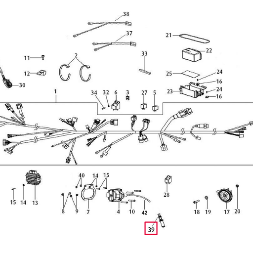 [0/005.070.4006] Cable bujía Rieju Century 125 Euro 4