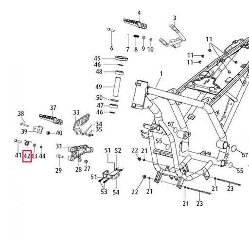 [0/000.470.4006] Muelle derecho estribera piloto Rieju Century 125 Euro 4