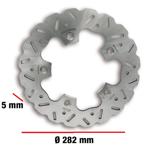 [6215594] Disco de freno trasero Whoop Yamaha T-Max 530-560cc Malossi
