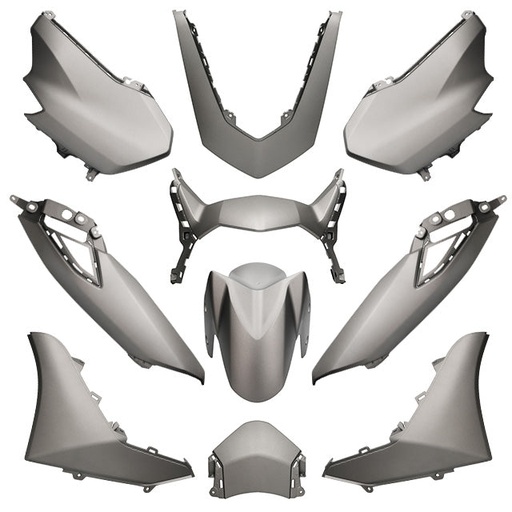 [AP55BP10.656.GM] Kit de carenados Yamaha Nmax 2021> 10 piezas Gris Mate (MNM3) Allpro