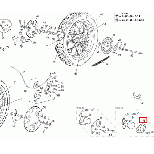 [0/000.980.7042] Soporte sensor cuentakilómetros Rieju 50 MRX/SMX / 50-125 RS2