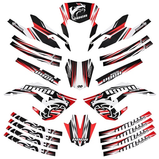 [VCR-KIT-DRD-R-18] Kit pegatinas Voca Derbi DRD Racing >2018
