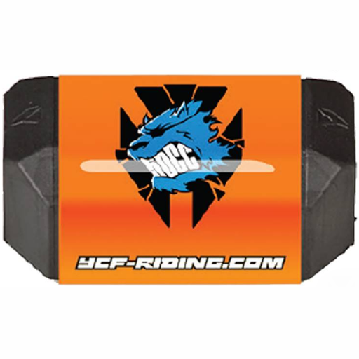 [YC50-0129-OR] Protector de manillar sin barra Pitbike YCF 50 L=126mm - Naranja
