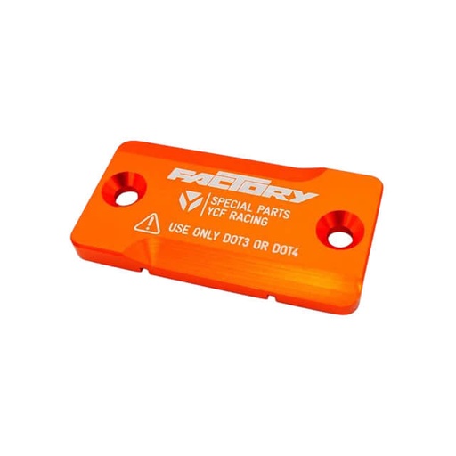 [FBRC01-OR] Tapa bomba de freno Pitbike YCF Pilot / Factory / Bigy >2016 - Naranja