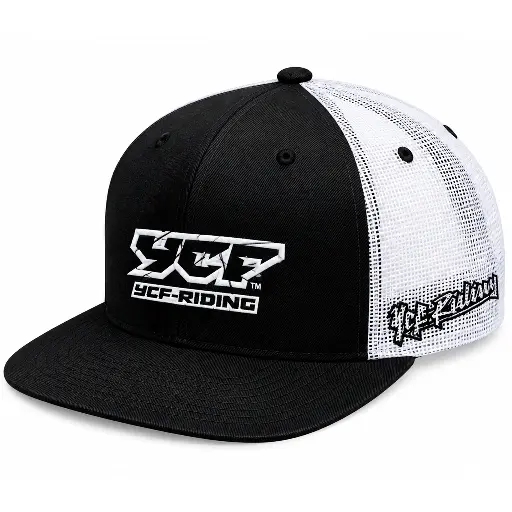 [CYCF03-BK] Gorra visera plana YCF - Negro