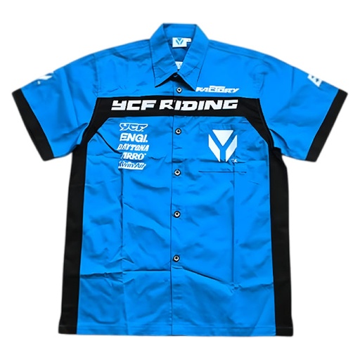 [CHEMISETTE-2S] Camisa YCF Racing Azul claro Talla S