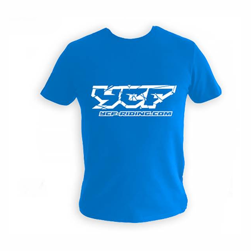 [TSK02BL-4] Camiseta Infantil 4 años YCF - Azul