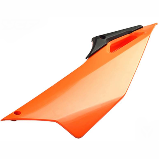 [YC110-14-048-OR] Tapa trasera izquierda Pitbike YCF Pilot / Factory - Naranja