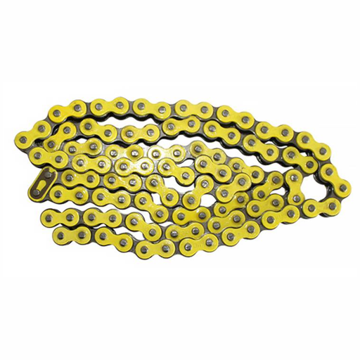 [420DX-116T-YE] Cadena YCF 420DX con 116 eslabones Extra reforzada -  Amarillo