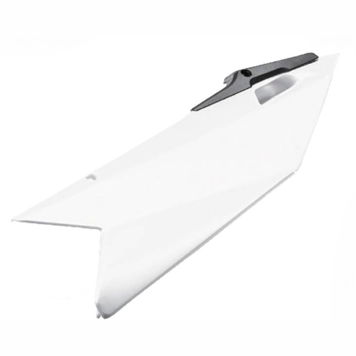 [YC110-14-049-WH] Tapa trasera izquierda Pitbike YCF Bigy >2017 - Blanco