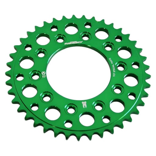 [CA16R47-GR] Corona Pitbike Z-47 420 5 agujeros Aluminio Verde YCF