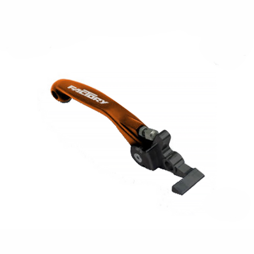 [LFD50-1OR] Maneta de freno hidráulico abatible derecha Pitbike YCF 50 - Naranja