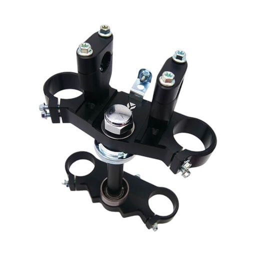 [YC110-0225-05-BK] Tija completa de aluminio CNC 48/48 170mm Pitbike YCF Factory SP3 - Negro