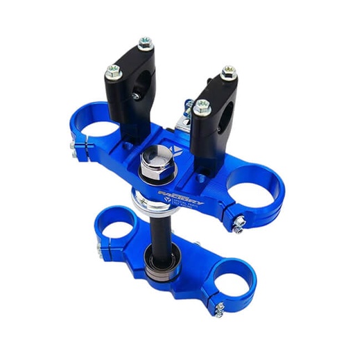 [YC110-0225-05-BL] Tija completa de aluminio CNC 48/48 170mm Pitbike YCF Factory SP3 - Azul