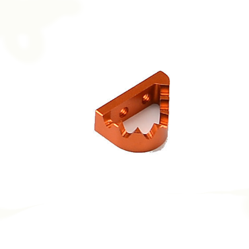 [YC110-1223-02-OR] Puntera pedal de freno aluminio Pitbike YCF - Naranja