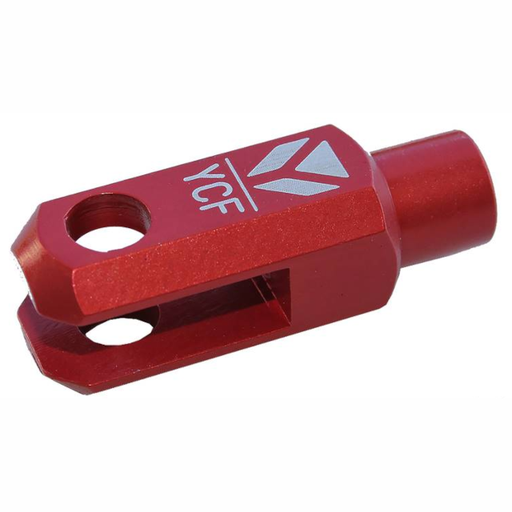 [EMC01-RD] Horquilla pedal de freno aluminio CNC Pitbike YCF Factory - Rojo