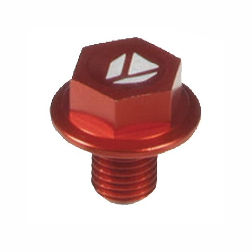 [BVE1-OR] Tapón vaciado aceite CNC imantado Pitbike Naranja