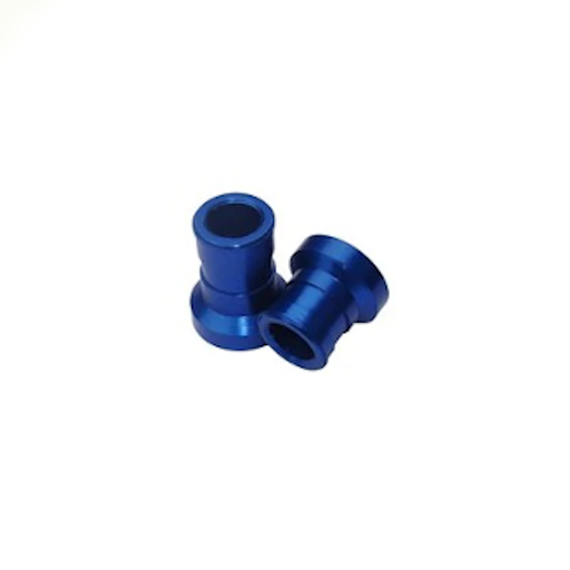 [ERC1AR-BL] Casquillos CNC rueda trasera Pitbike YCF - Azul