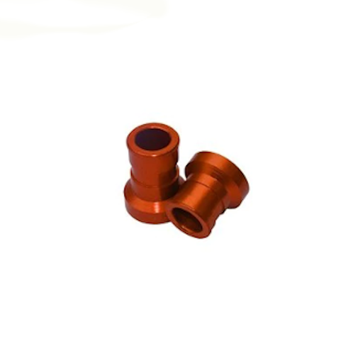 [ERC1AR-OR] Casquillos CNC rueda trasera Pitbike YCF - Naranja