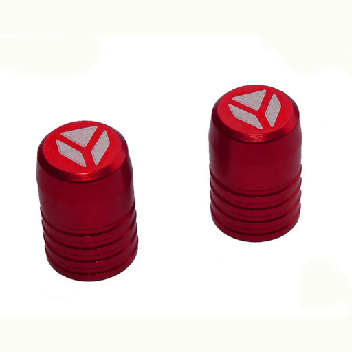 [TVC-RD] Tapones de válvula 2u. Pitbike YCF - Rojo