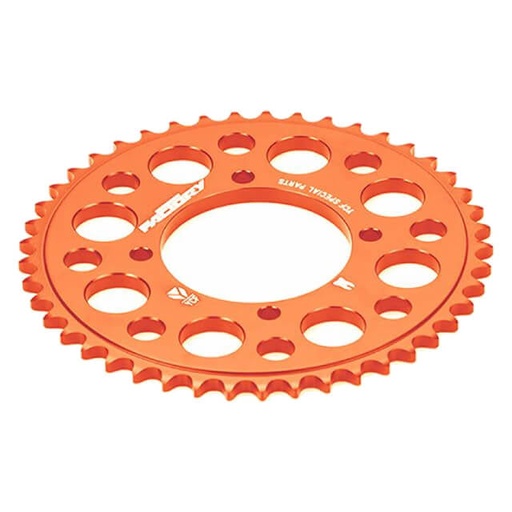 [CA06R45-OR] Corona Pitbike Z-45 420 4 agujeros Aluminio Naranja YCF