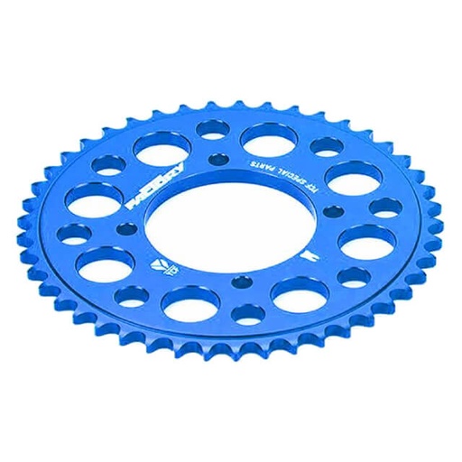 [CA06R47-BL] Corona Pitbike Z-47 420 4 agujeros Aluminio Azul YCF