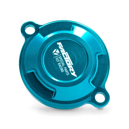 [OFCCRF-BL] Tapa filtro de aceite 150 CRF/KLX Pitbike YCF - Azul