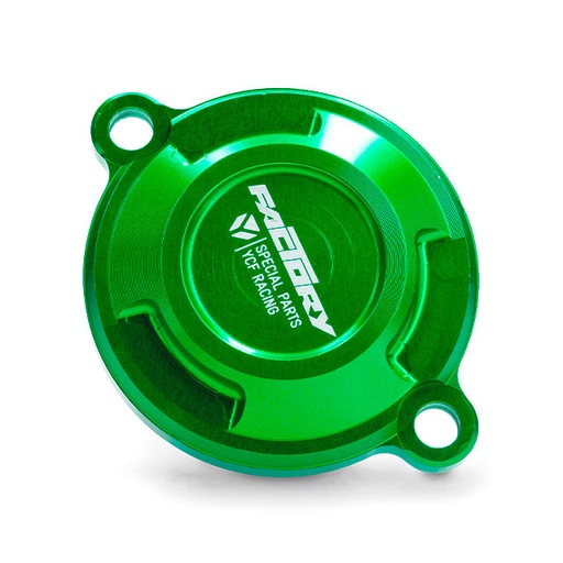 [OFCCRF-GR] Tapa filtro de aceite motor YX 150/160 CRF/KLX Pitbike YCF- Verde