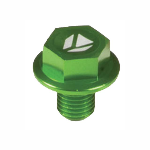 [BVE1-GR] Tapón vaciado aceite CNC imantado Pitbike Verde