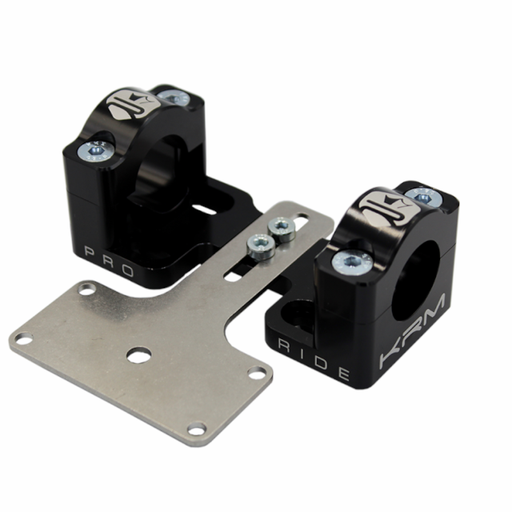 [KR319F] Torretas de manillar 28mm reforzadas KRM - Negro