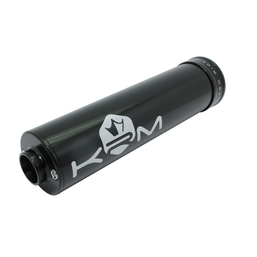 [KR157F] Silenciador 70-90cc aluminio 2019 KRM - Negro