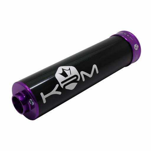 [KR362F] Silenciador 90-110cc aluminio 2019 KRM - Negro / Violeta